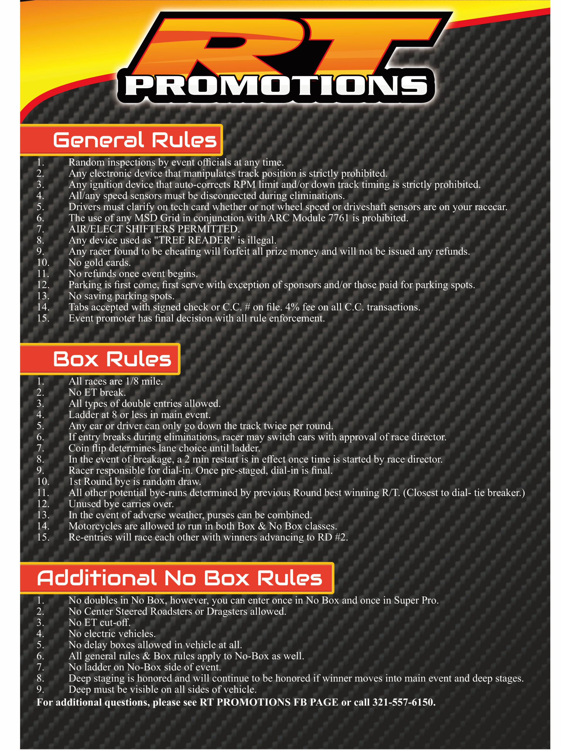 RULES Drag Race FL rules-drag-race-fl